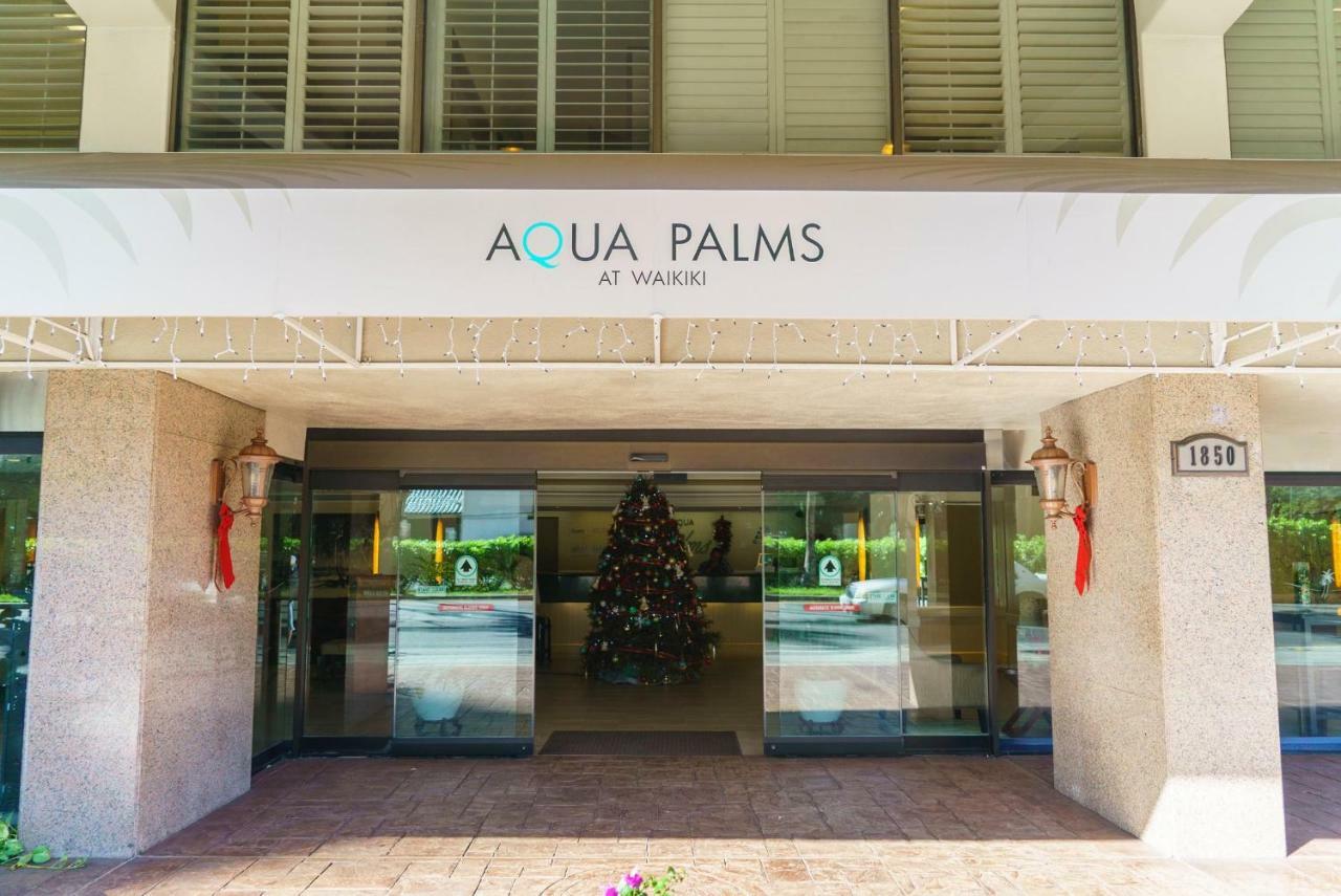 אפרטהוטל הונולולו Aqua Palms Waikiki מראה חיצוני תמונה
